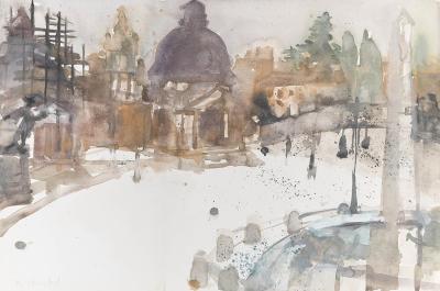 Rom, Gerüst, Piazza del Popolo