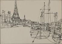 Paris, Boote an der Seine