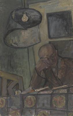 Lesender Mann (Porträt des Vaters)